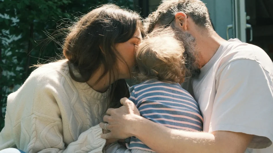 NPF-Familjen med mor dotter och pappa.